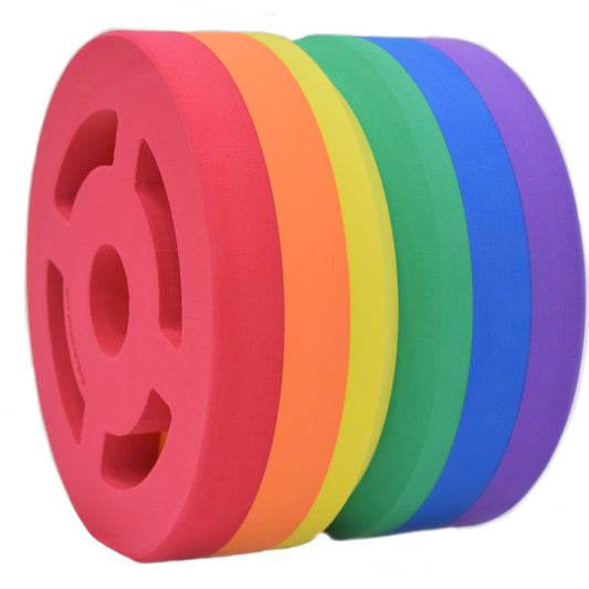 9" Rainbow BodyWheel Yoga Wheel