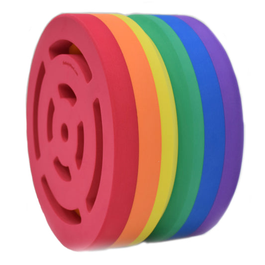 12" Rainbow BodyWheel Yoga Wheel