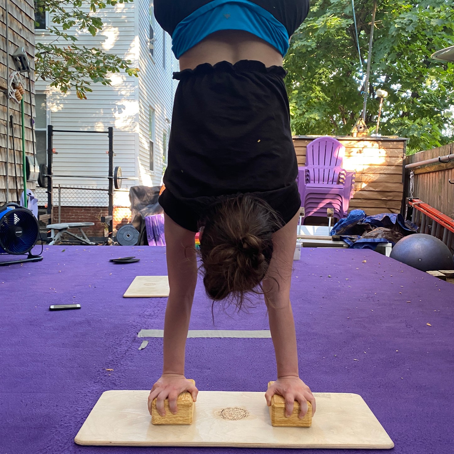 Body Wheel LiteBlox Faux Wood Handstand Blocks