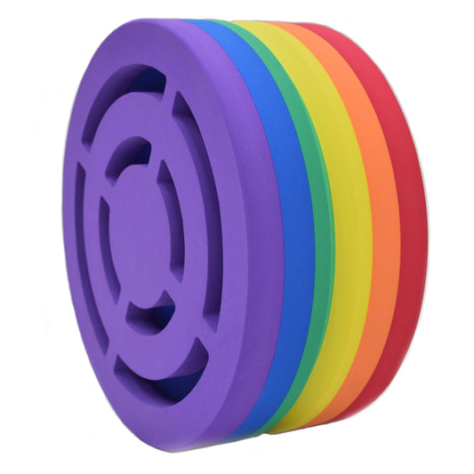 15" Rainbow BodyWheel Yoga Wheel