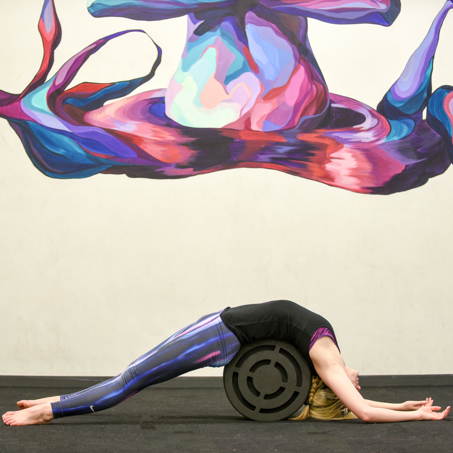 15" Rainbow BodyWheel Yoga Wheel